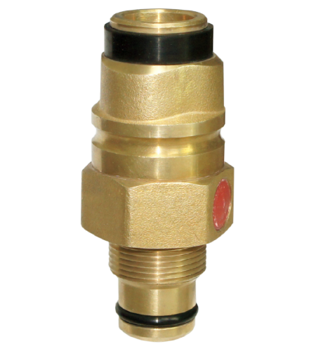 Jumbo Valve With Safety Release Composite
